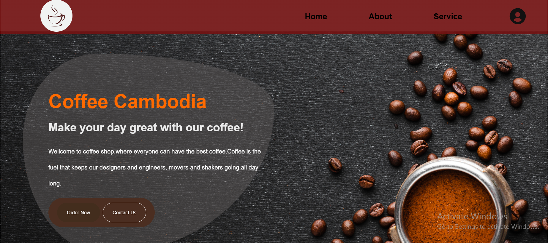 Coffee Shop - Team Project